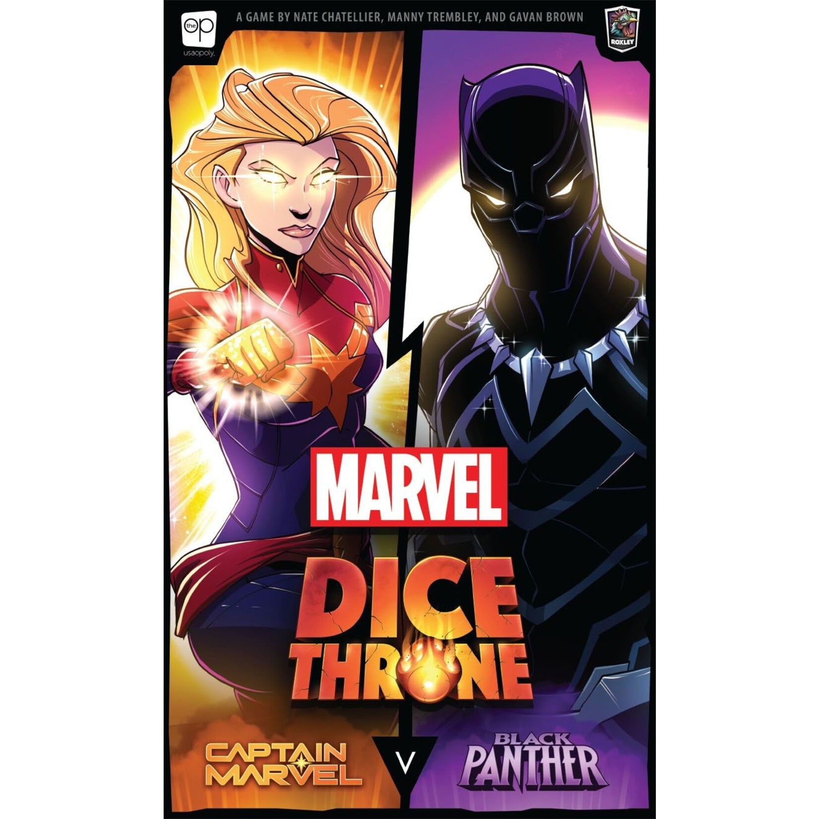 The Op Games Marvel Dice Throne: 2-Hero Box 1 (Captain Marvel & Black Panther)