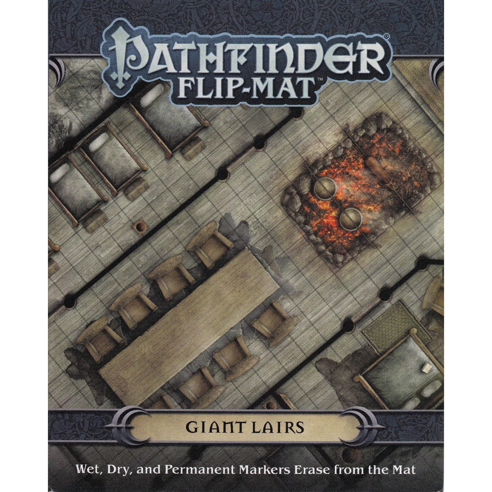 Pathfinder Flip Mat: Giant Lairs
