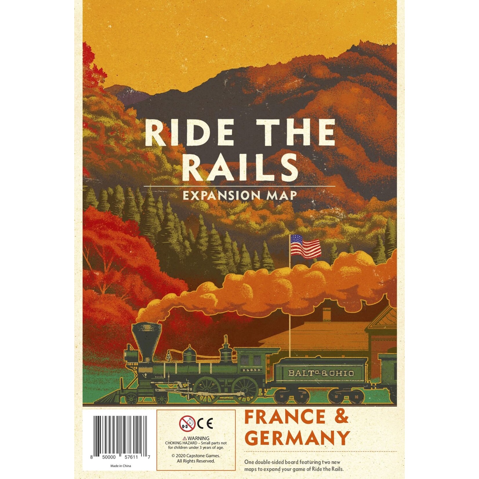 Ride the Rails: France & Germany Map