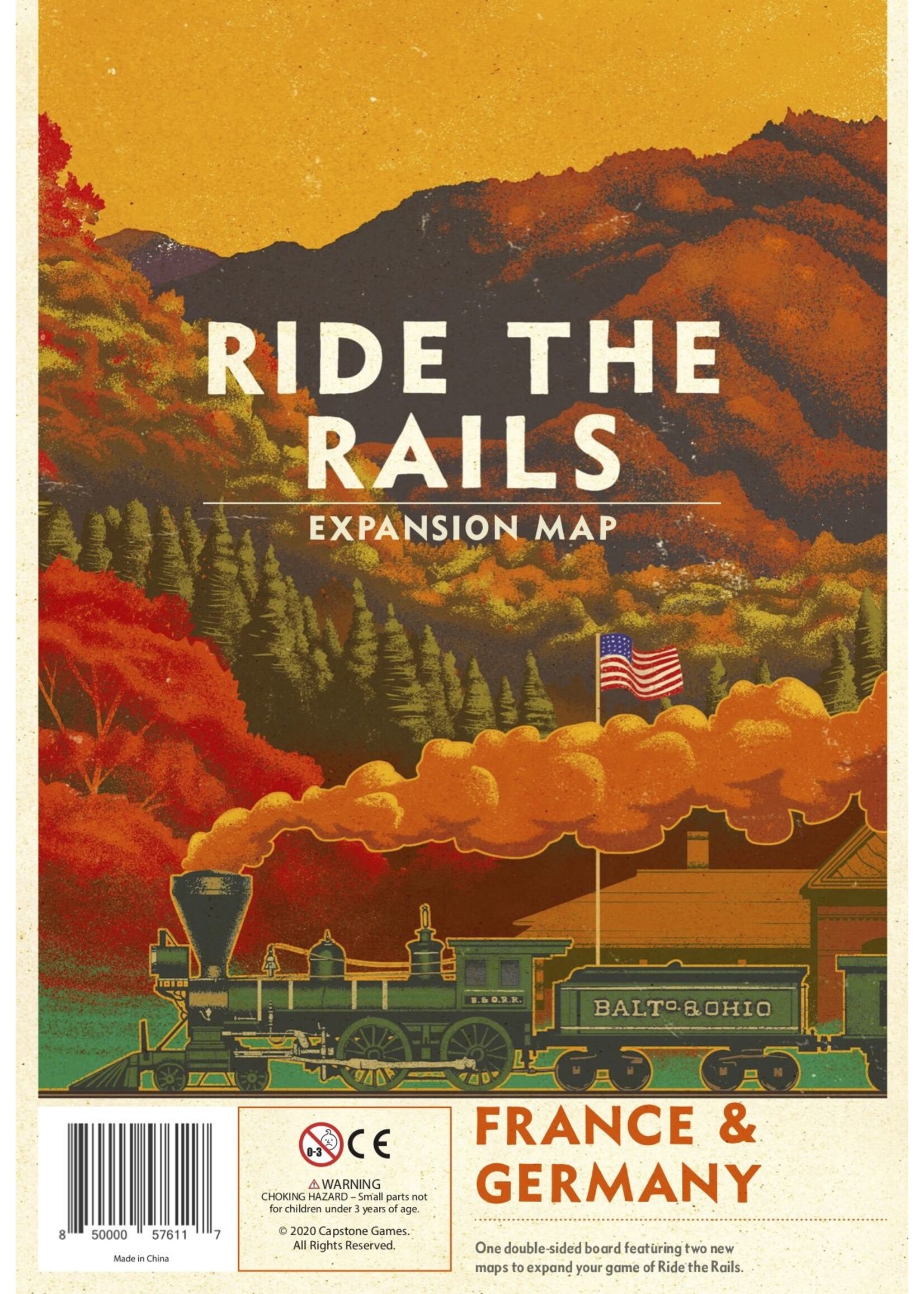 Ride the Rails: France & Germany Map