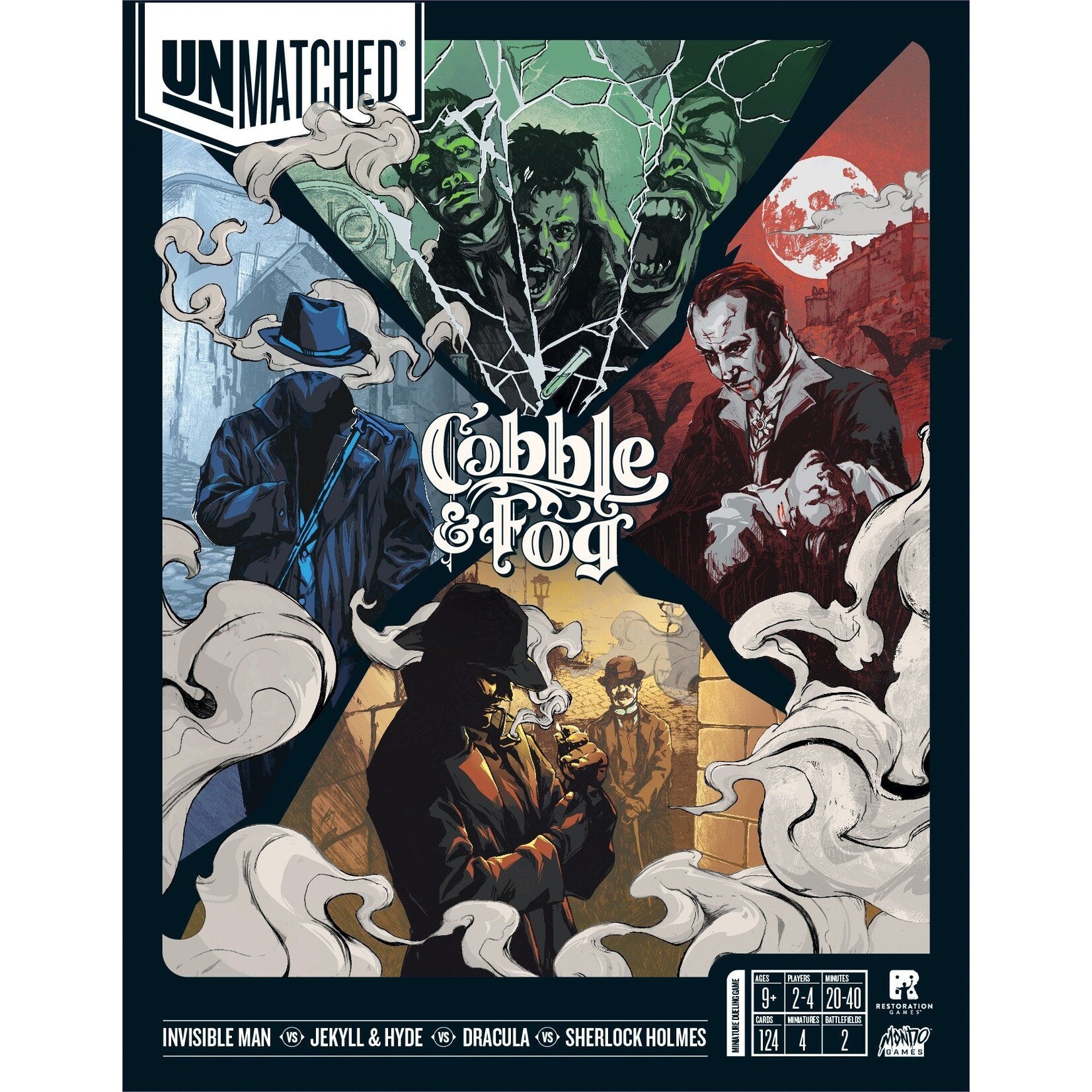 Restoration Games Unmatched: Cobble & Fog