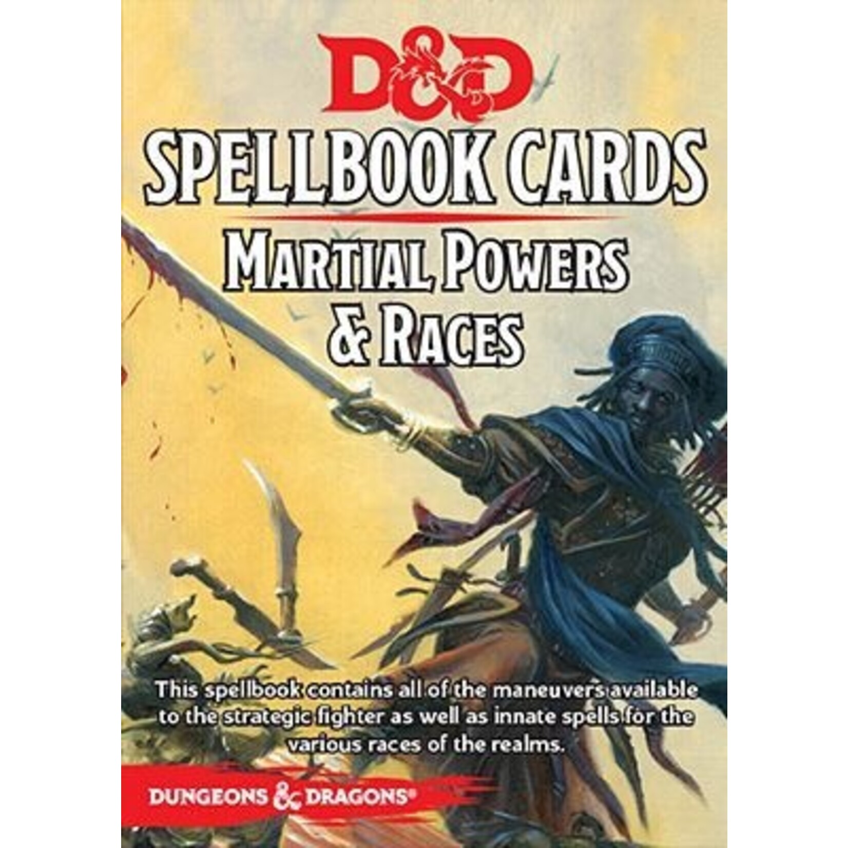Wizards of the Coast D&D 5E Spellbook Cards: Martial Powers & Races