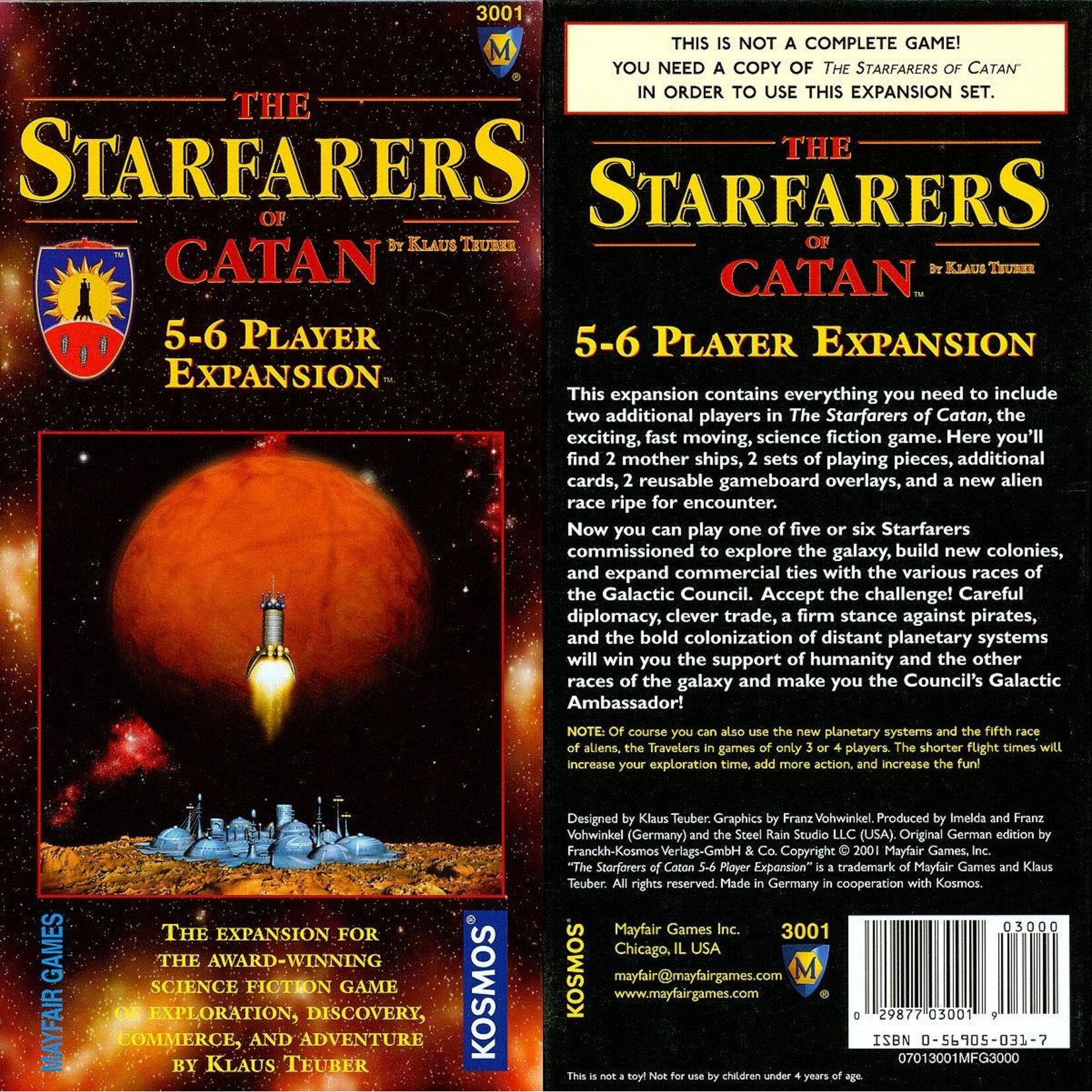 Catan Studio Catan: Starfarers 5-6 Player Expansion