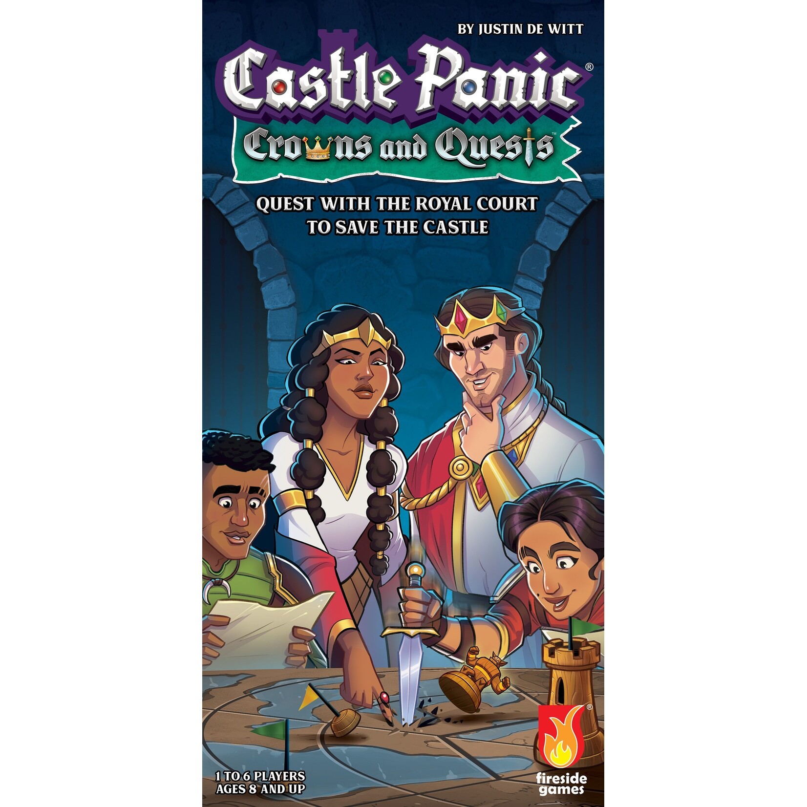 Fireside Games Castle Panic 2nd Edition: Crowns & Quests Expansion