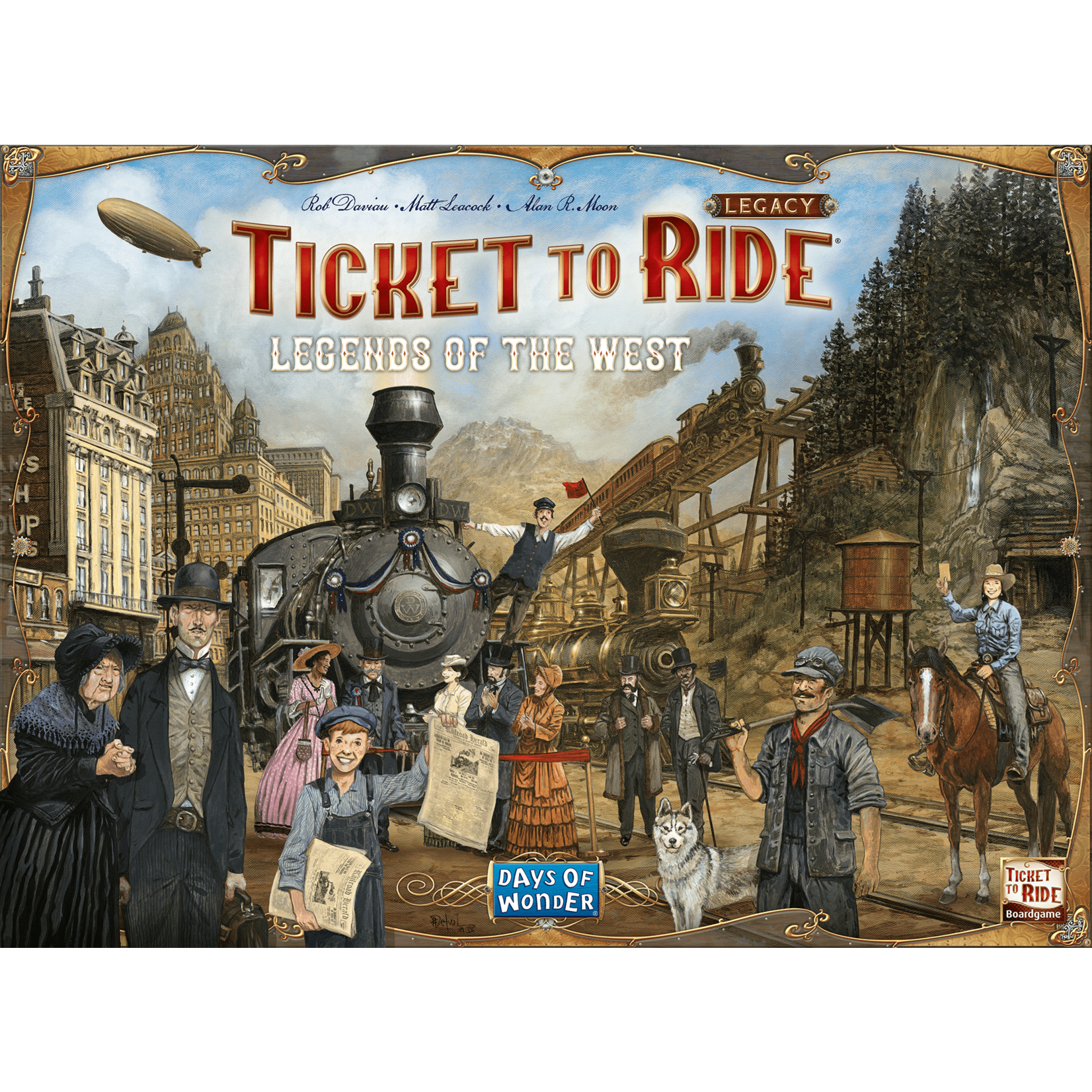 Days of Wonder Ticket to Ride Legacy: Legends of the West