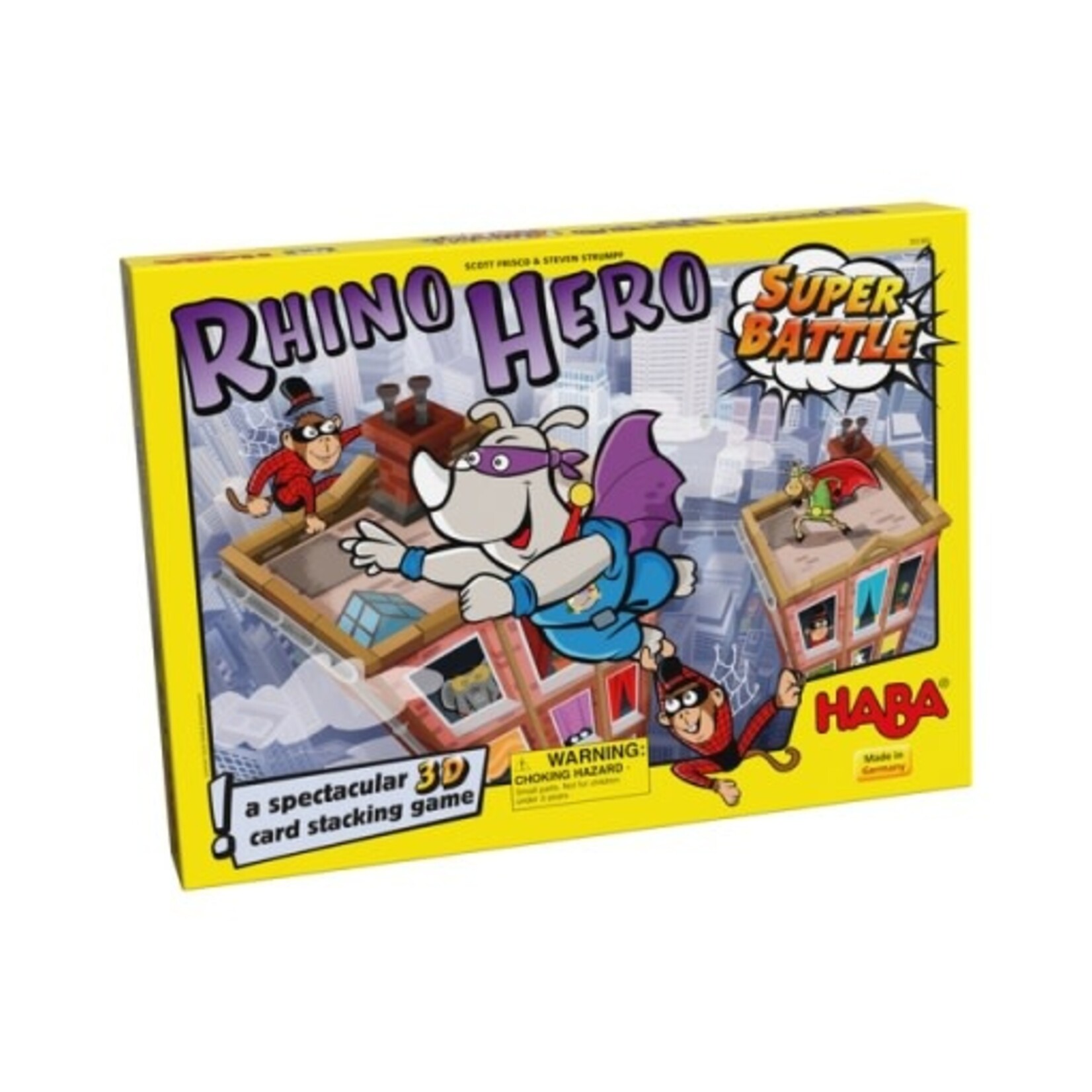 HABA Rhino Hero - Super Battle Stacking Game