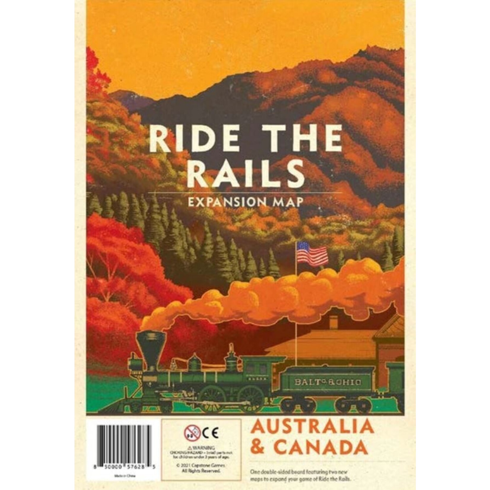 Ride the Rails: Australia & Canada Map