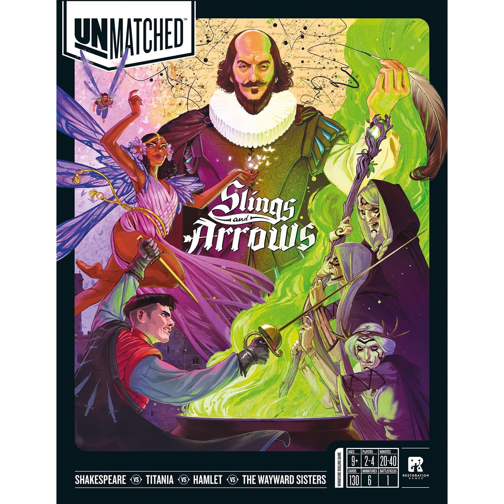 Restoration Games Unmatched: Slings and Arrows