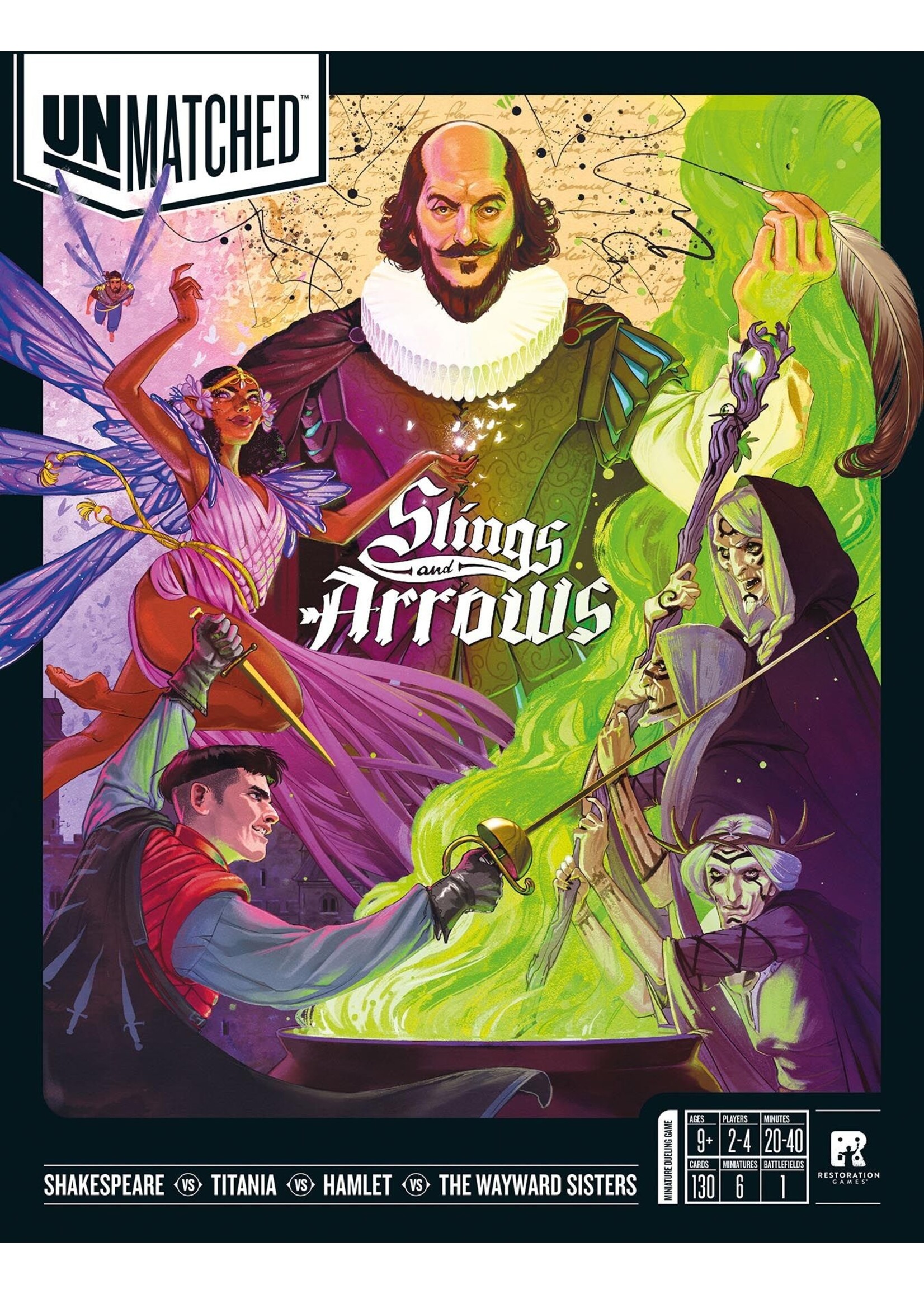 Restoration Games Unmatched: Slings and Arrows