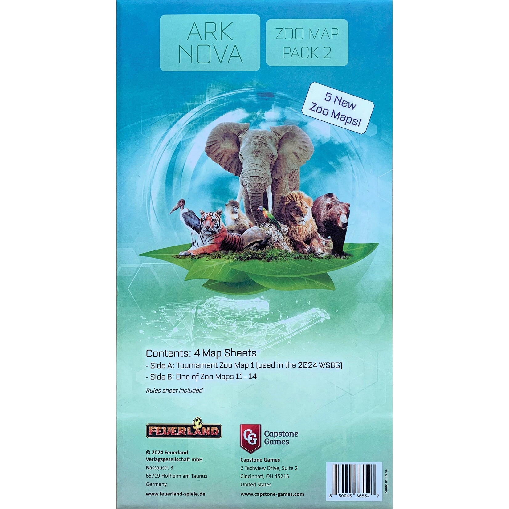 Capstone Ark Nova: Zoo Map Pack 2