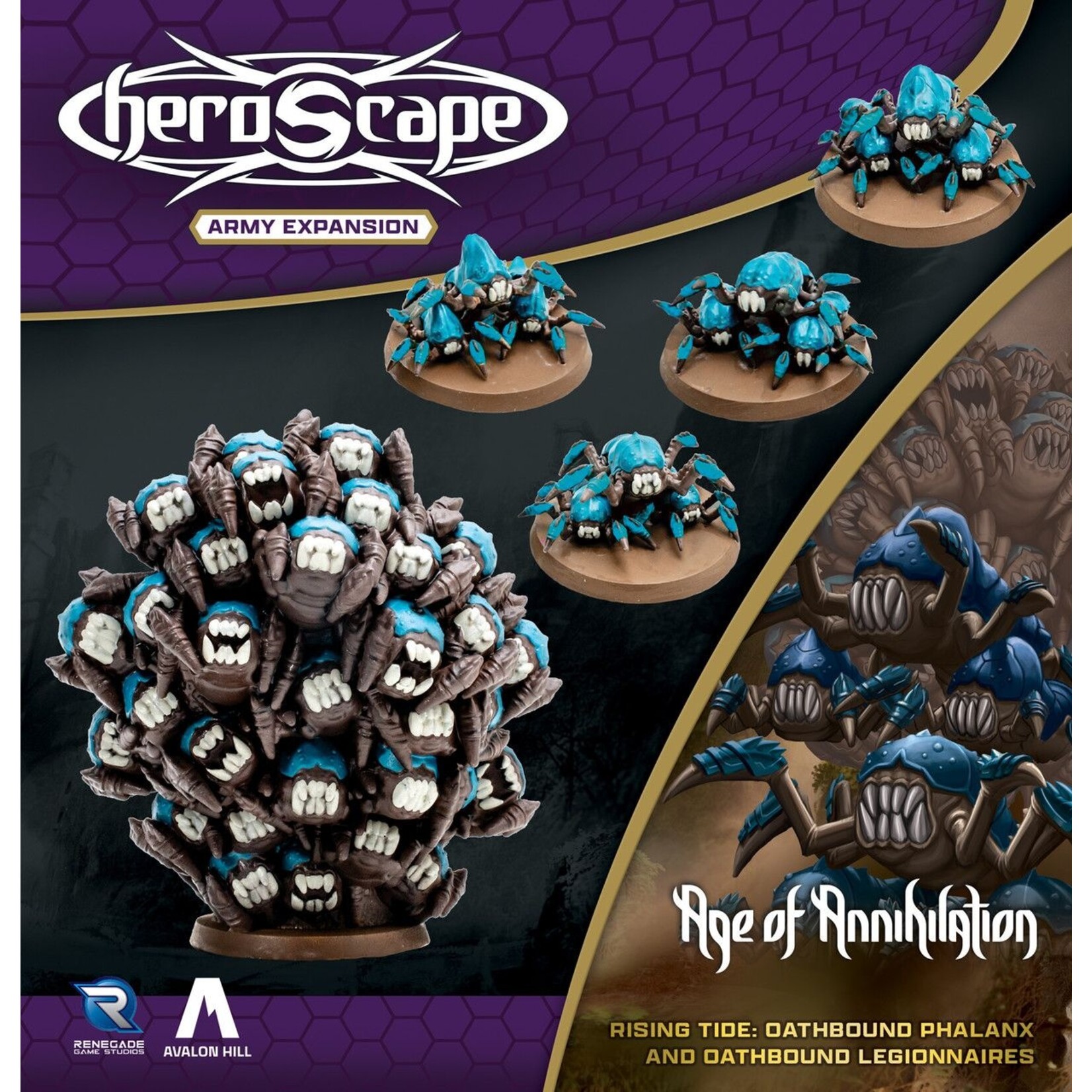 Renegade Games Heroscape: Army Expansion- Rising Tide: Oathbound Phalanx and Oathbound Legionnaires
