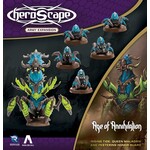 Renegade Games Heroscape: Rising Tide: Queen Maladrix and Festering Honor Guard Army Expansion