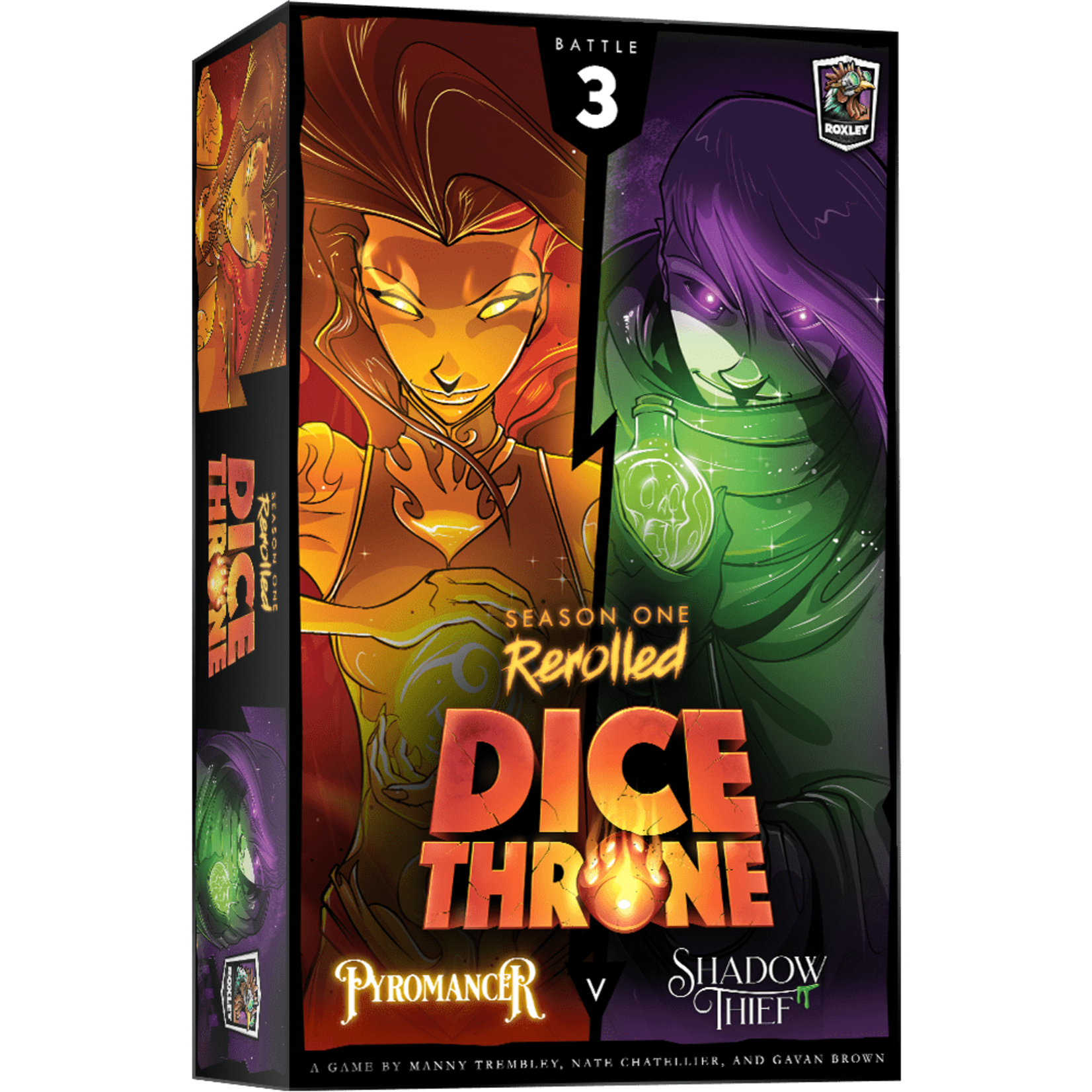 Roxley Dice Throne Season One ReRolled: Pyromancer vs. Shadow Thief