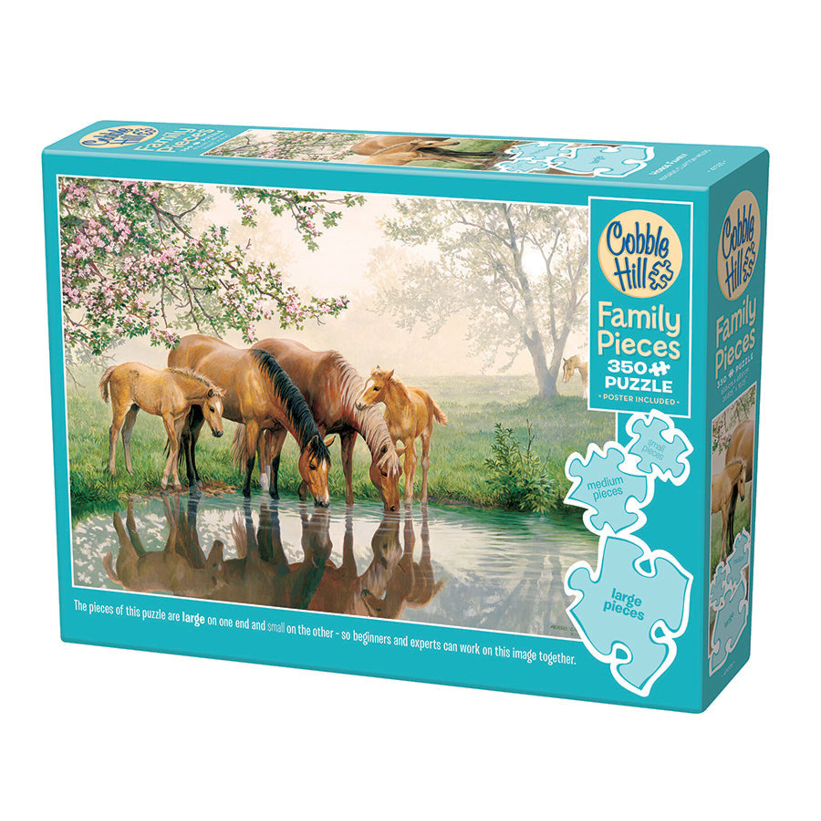 Cobble Hill Horse Family (Family) 350pc Puzzle