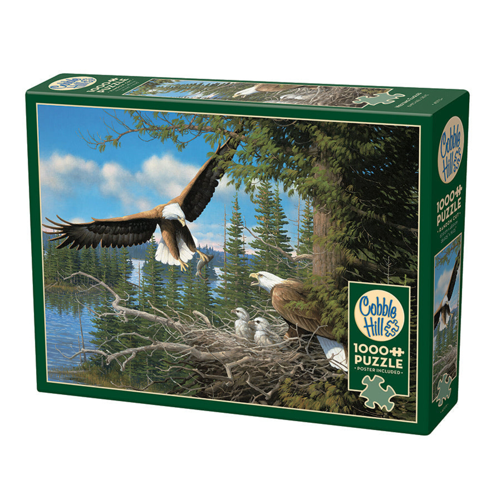 Cobble Hill Nesting Eagles Puzzle (1000pc)