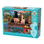 Cobble Hill Pups & Ducks Puzzle (350pc)