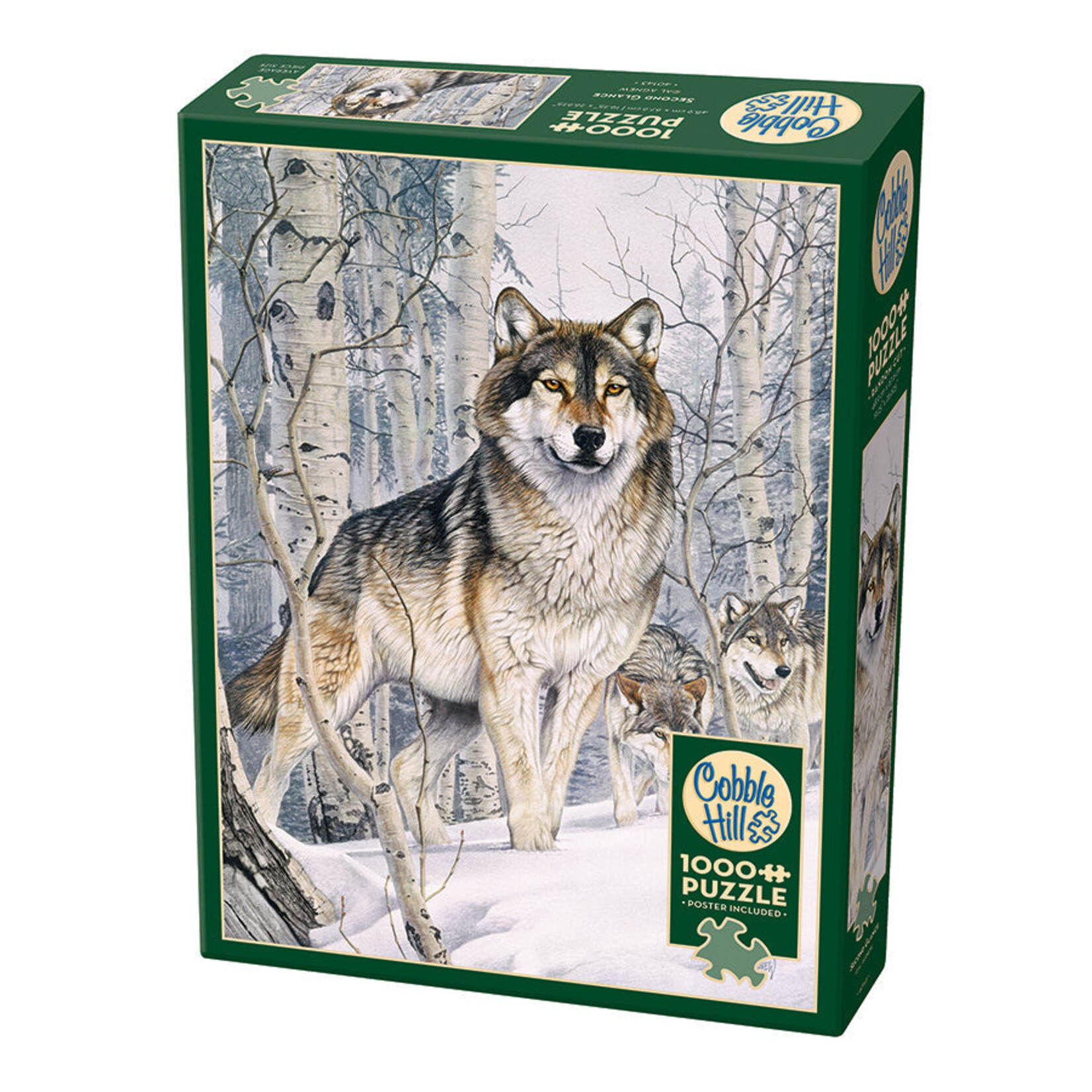 Cobble Hill Second Glance (Wolves/Snow Scene) Puzzle
