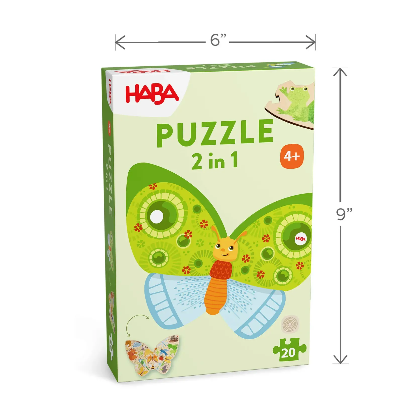 HABA Butterfly 2-in-1 Wooden Puzzle