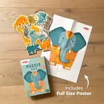 HABA Elephant 2-in-1 Wooden Puzzle
