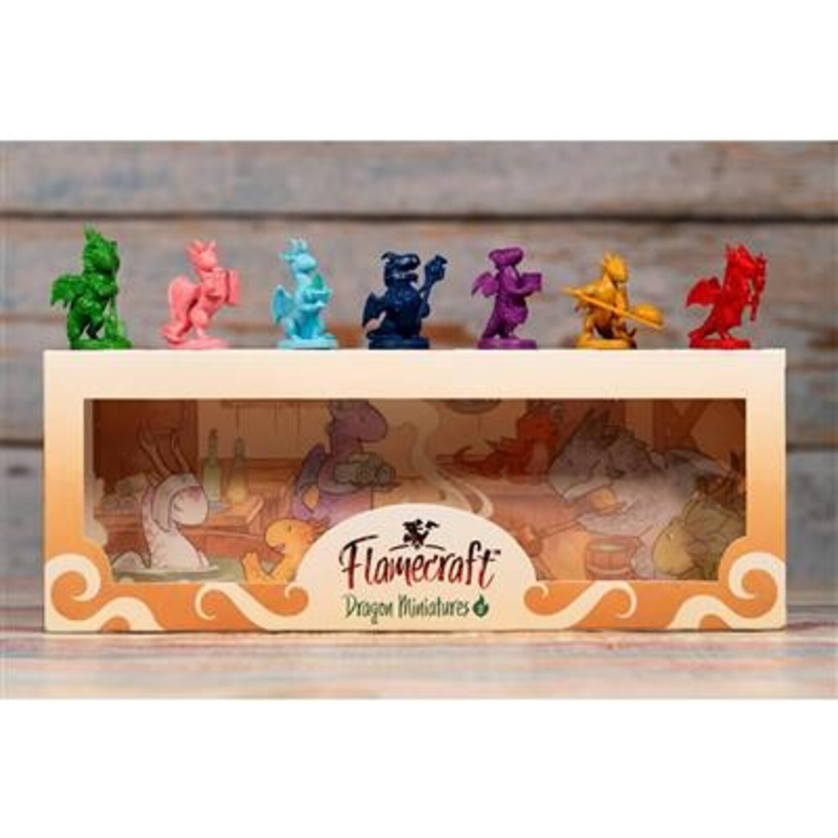 Lucky Duck Games Flamecraft - Dragon Miniatures Series 2