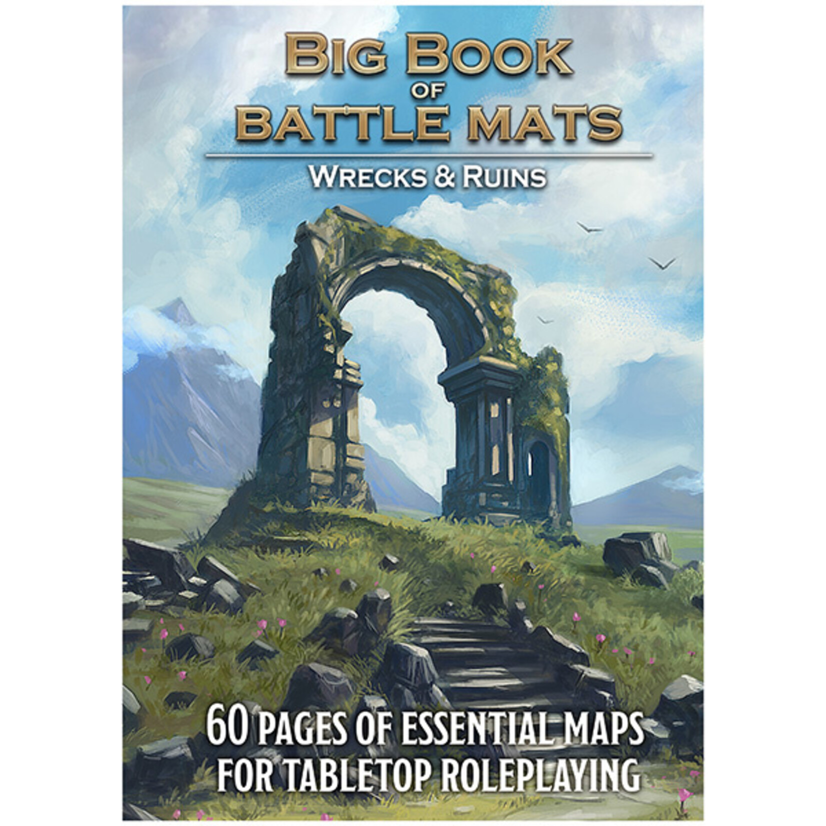 Loke Battle Mats Battle Mat: Big Book of Battle Mats- Wrecks & Ruins