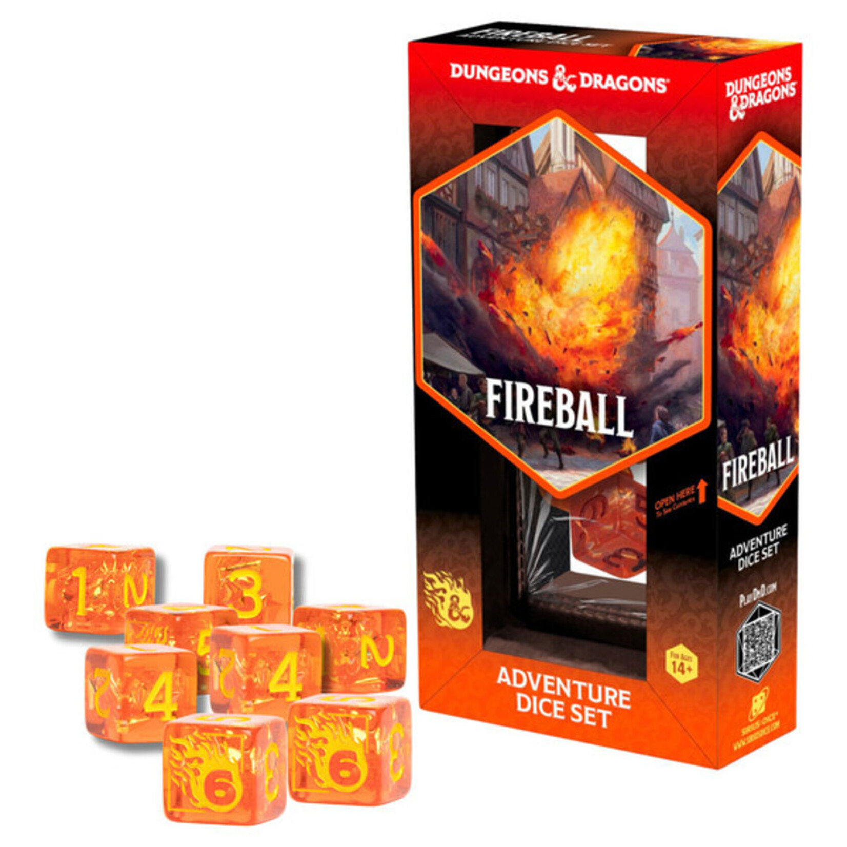 Sirius Dice D&D Adventure Dice: Fireball