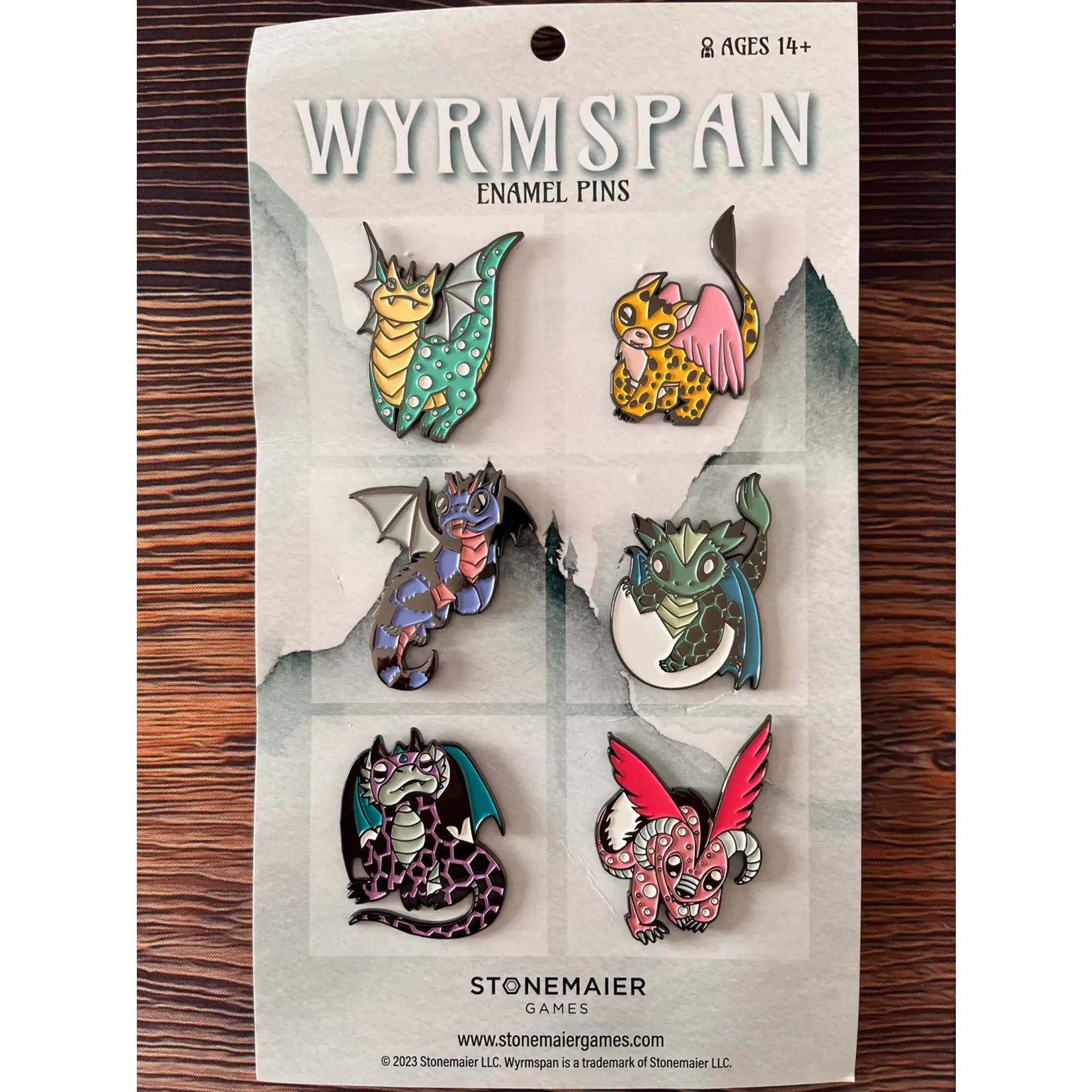 Stonemaier Wyrmspan Enamel Pins
