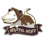 Hymgho Premium Gaming Enamel Pin: Alternative Alignments: Neutral Weird Opossum