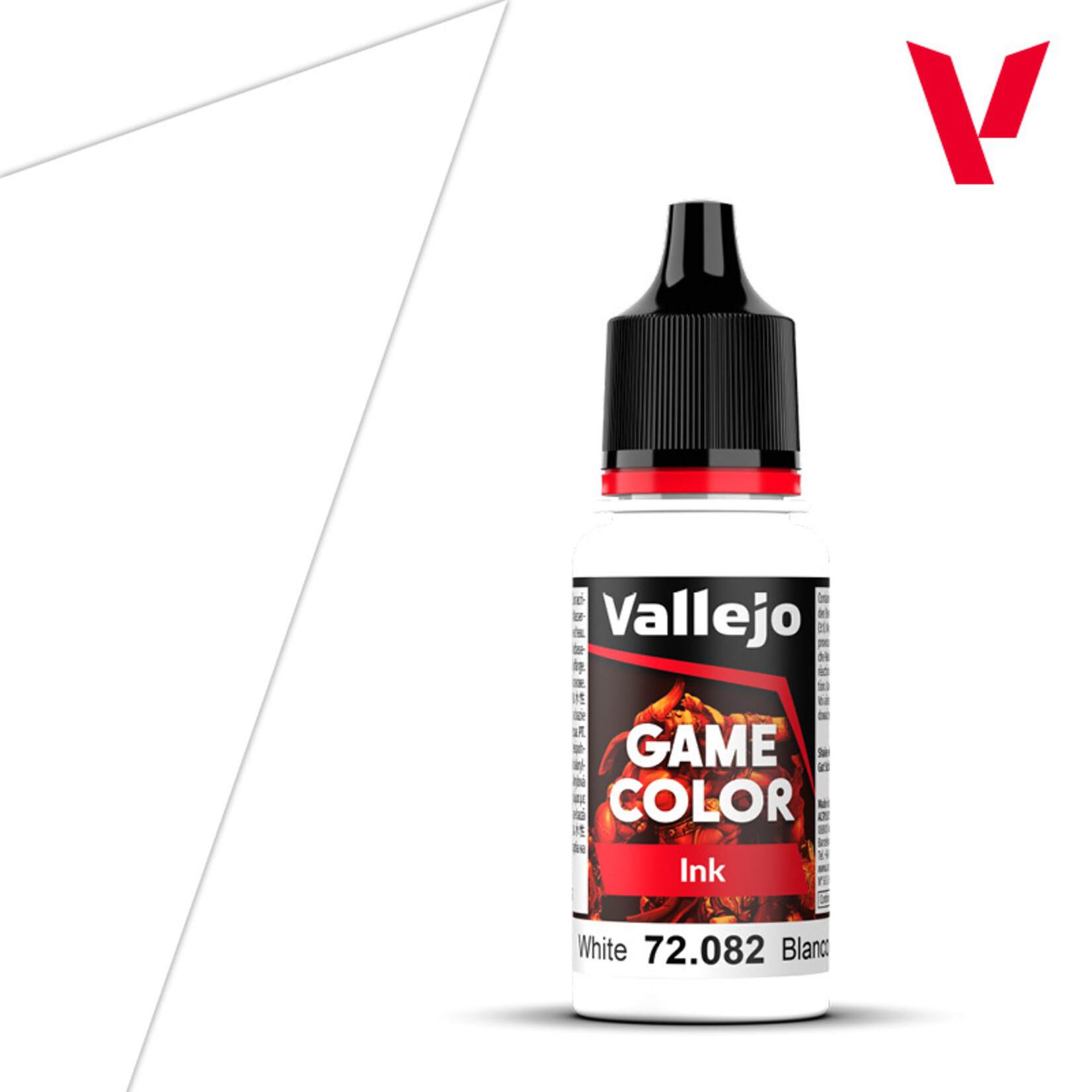 Vallejo Acrylic Paint Paint: Vallejo Game Color: Ink - White
