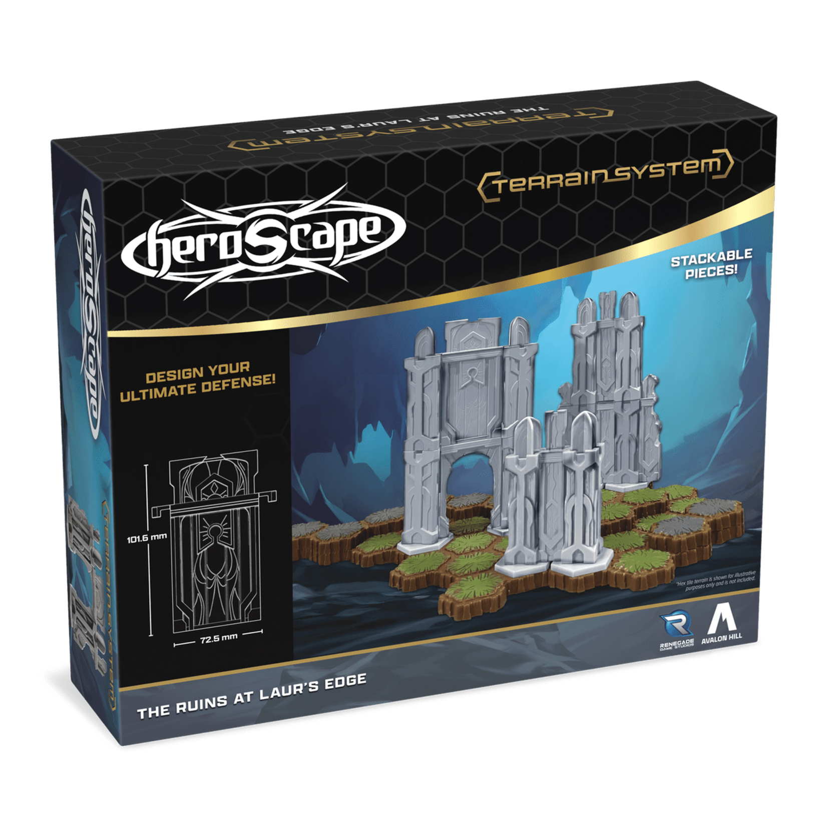 Renegade Games Heroscape: Terrain Expansion- The Ruins at Laur's Edge