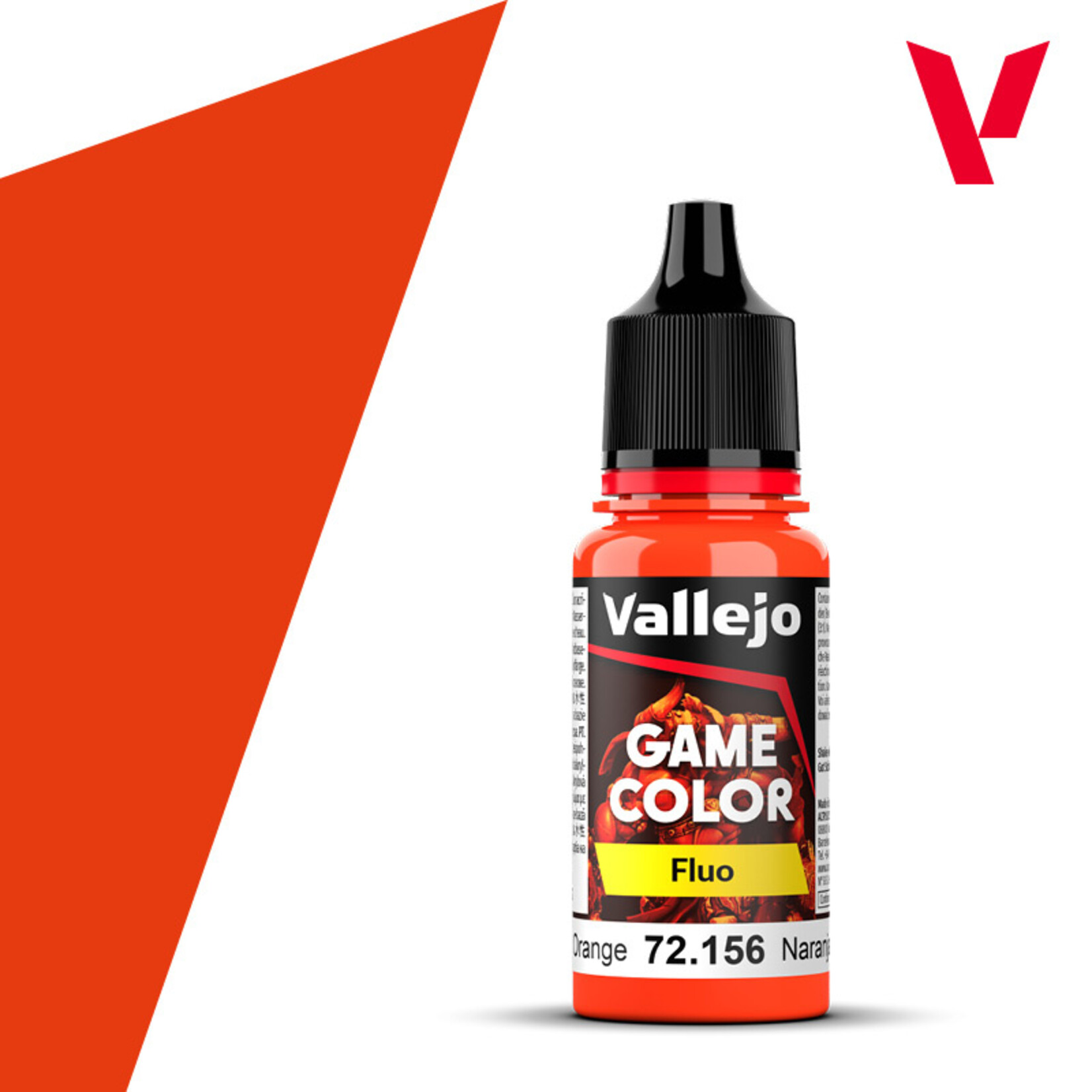 Vallejo Acrylic Paint Paint: Vallejo Game Color: Fluorescent Orange