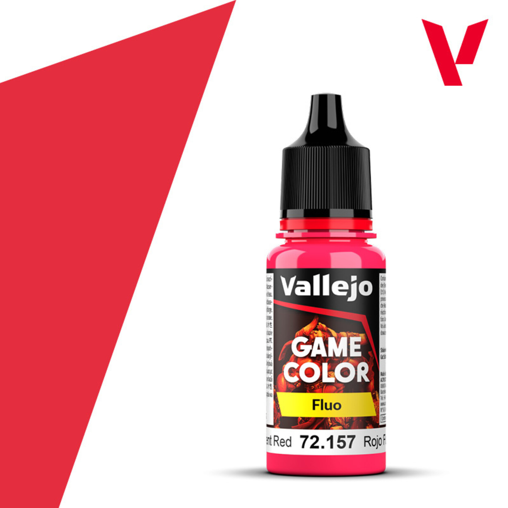 Paint: Vallejo Game Color: Fluorescent Red