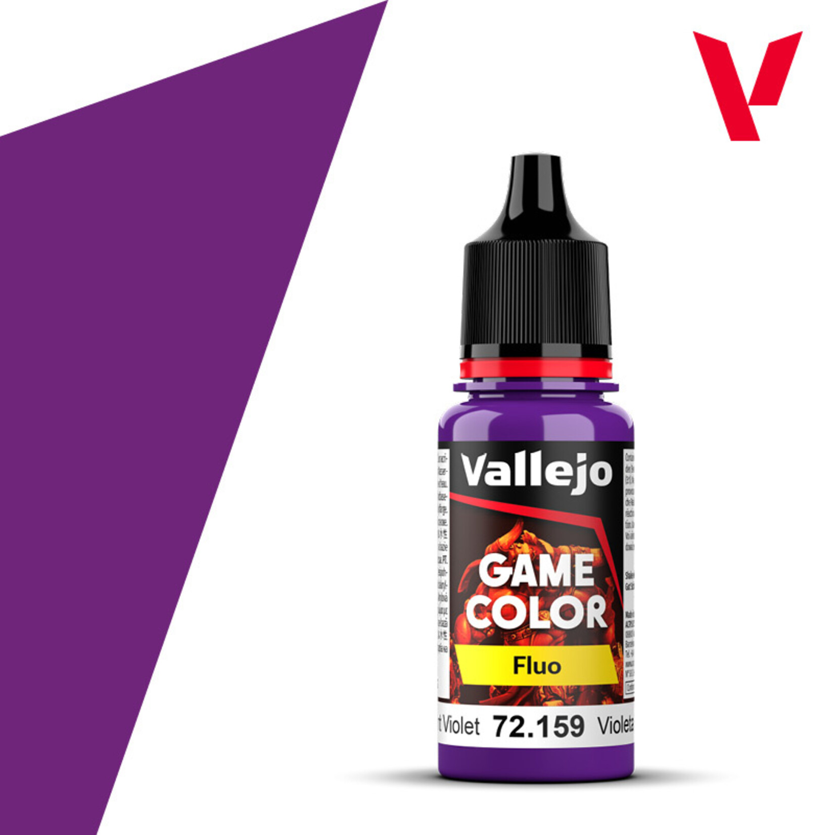 Vallejo Acrylic Paint Paint: Vallejo Game Color: Fluorescent Violet