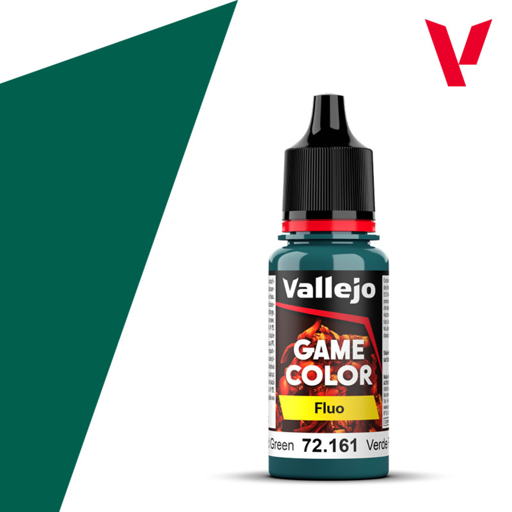 Paint: Vallejo Game Color: Fluorescent Cold Green