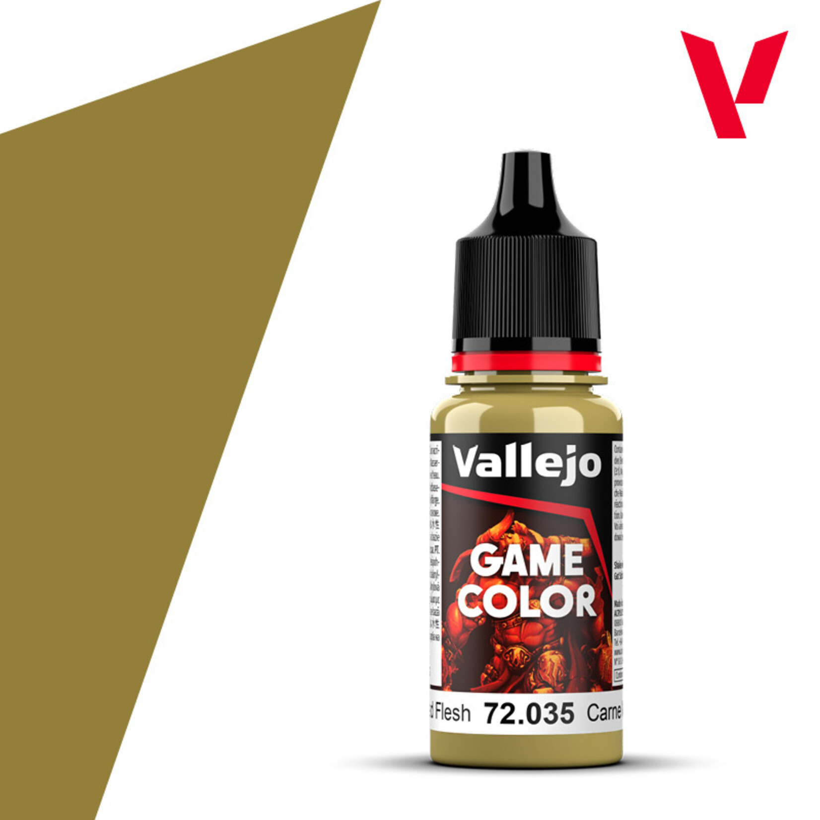 Paint: Vallejo Game Color: Dead Flesh