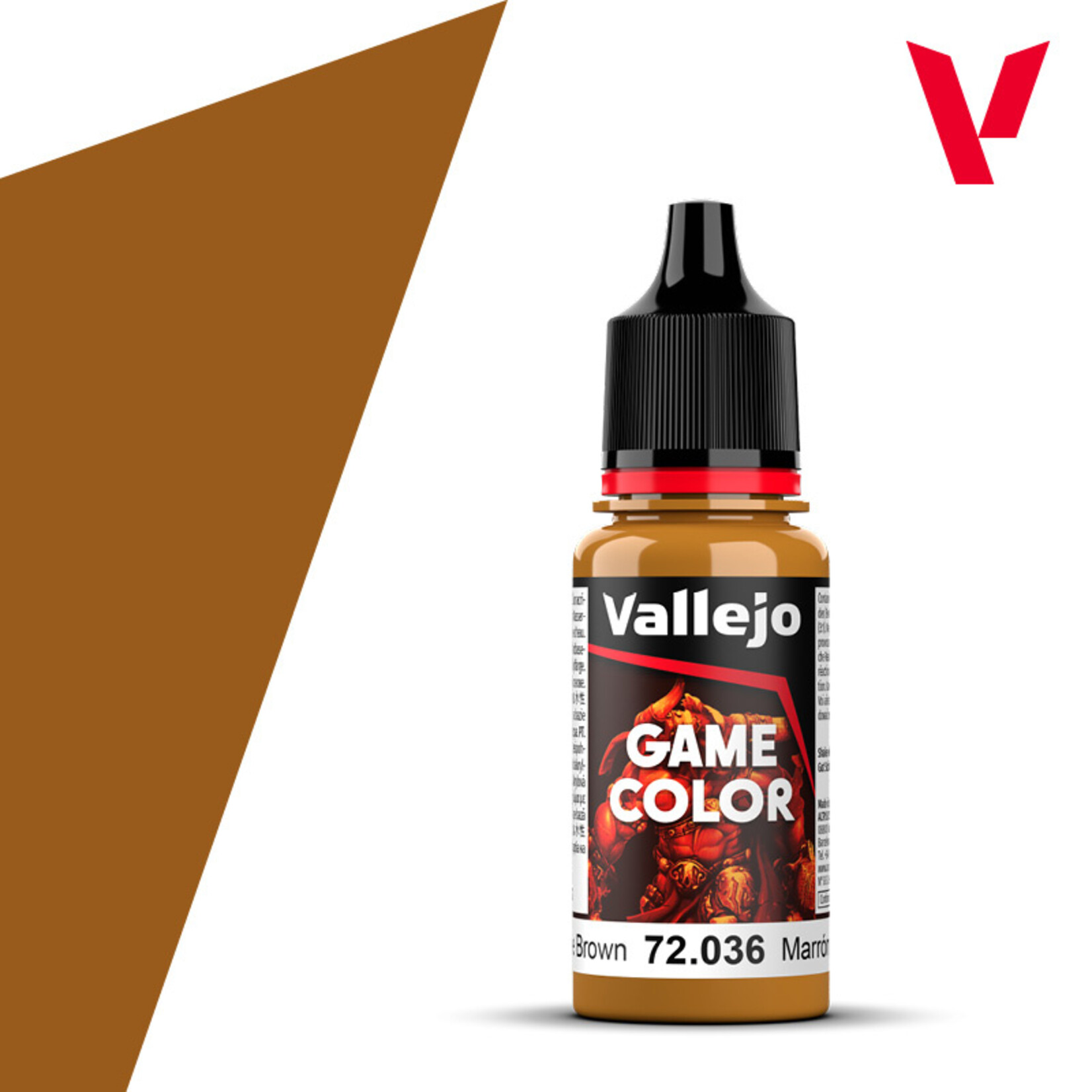 Vallejo Acrylic Paint Paint: Vallejo Game Color: Bronze Brown