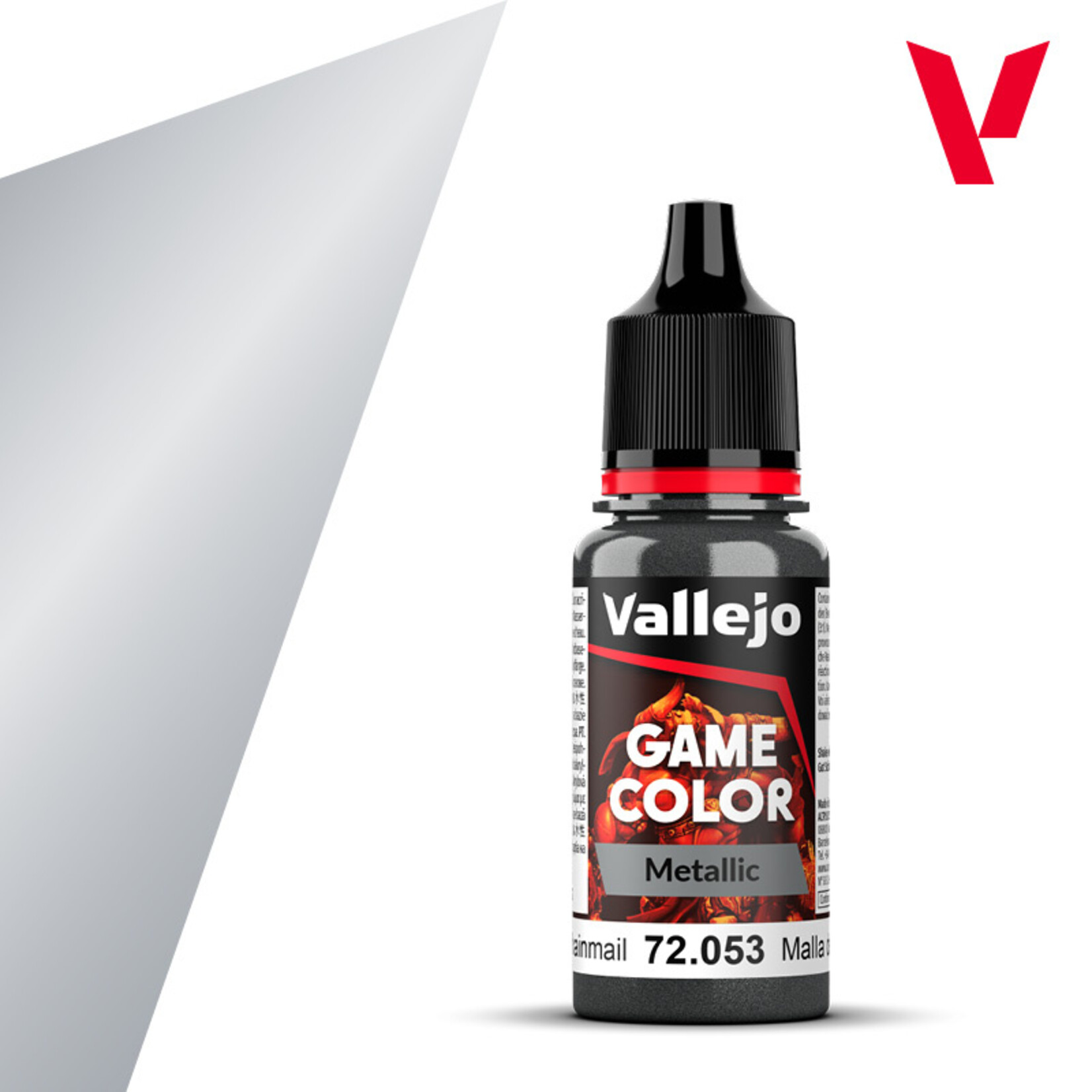 Vallejo Acrylic Paint Paint: Vallejo Game Color: Chainmail Silver