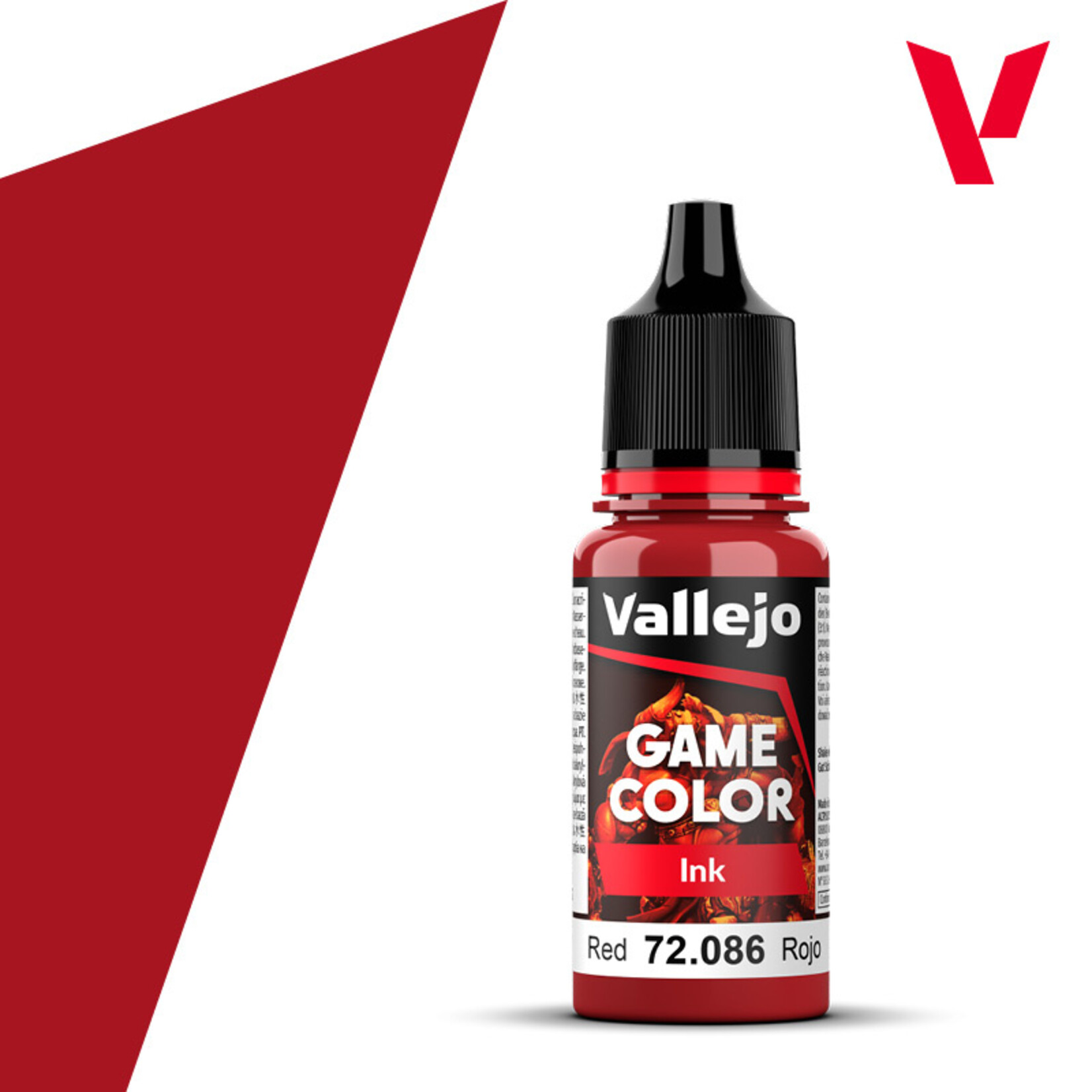 Paint: Vallejo Game Color: Ink - Red