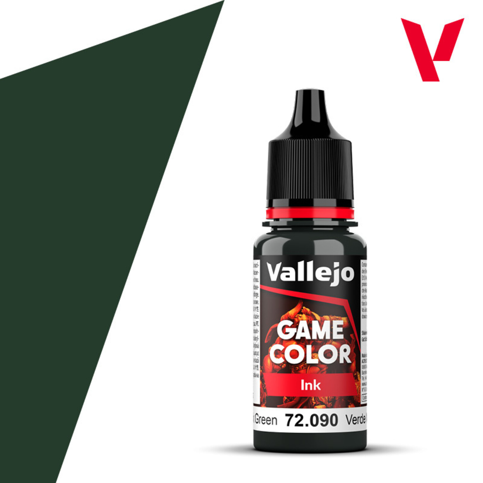 Paint: Vallejo Game Color: Ink - Black Green