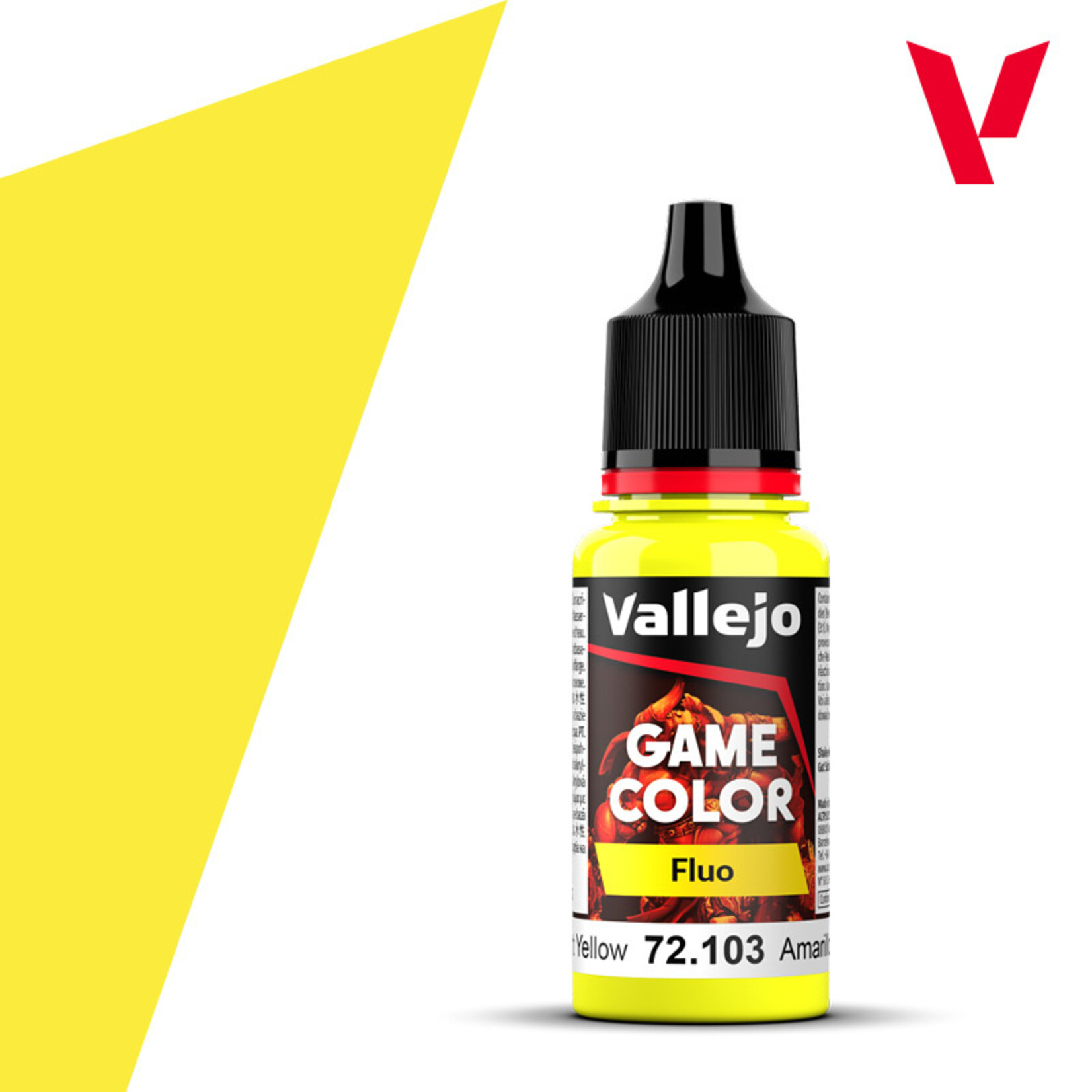 Paint: Vallejo Game Color: Fluorescent Yellow