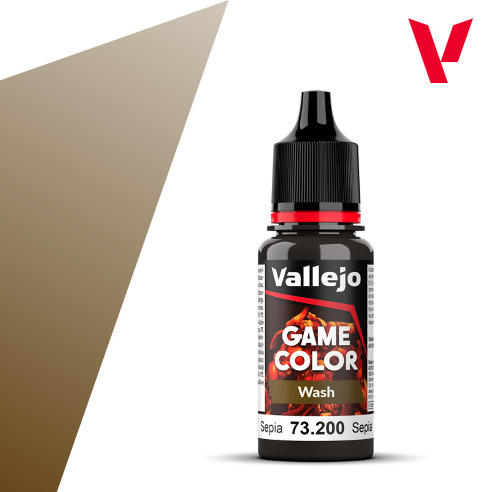 Paint: Vallejo Game Color:  Washes - Sepia