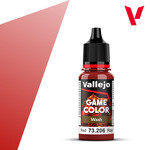 Vallejo Acrylic Paint Paint: Vallejo Game Color:  Washes - Red