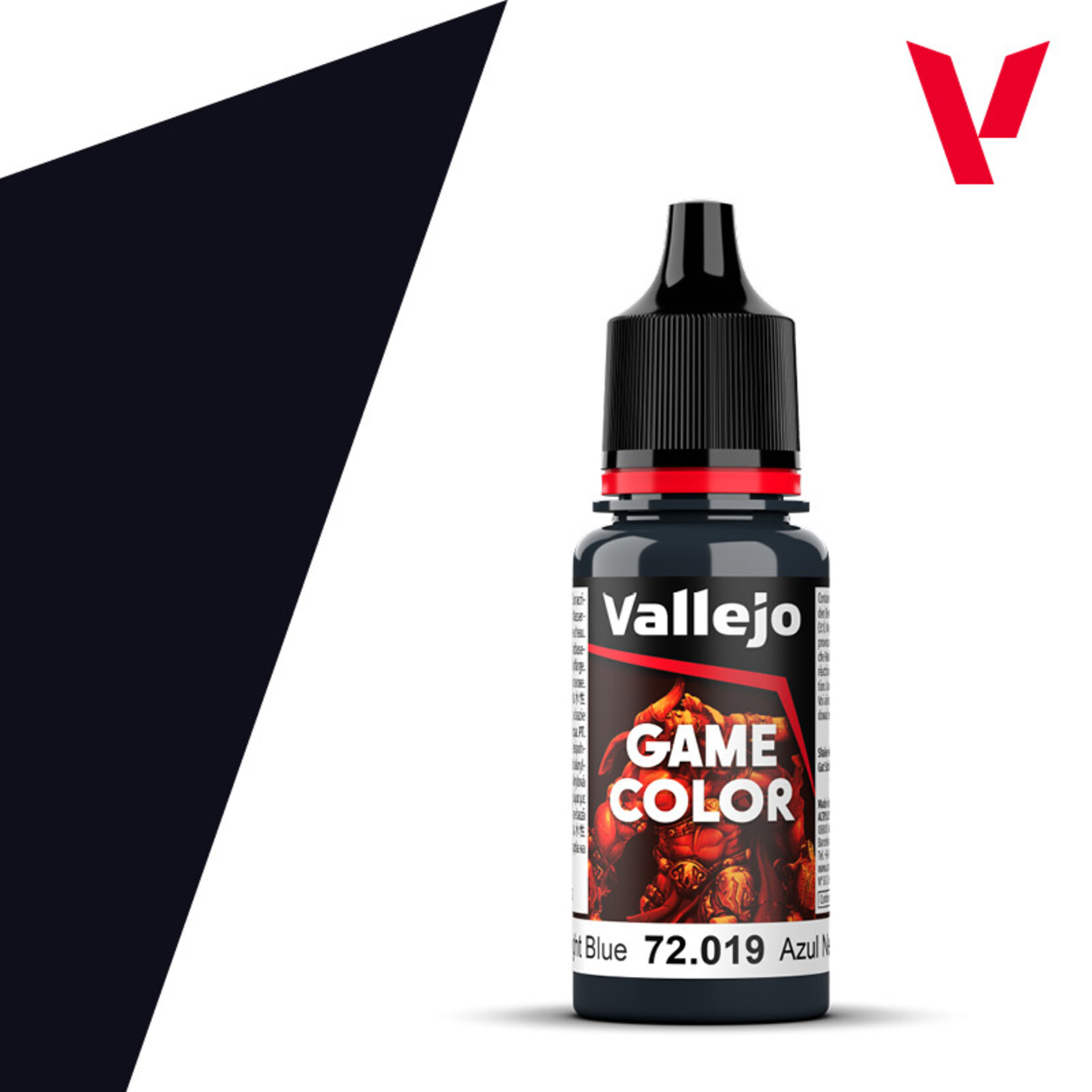 Paint: Vallejo Game Color: Night Blue
