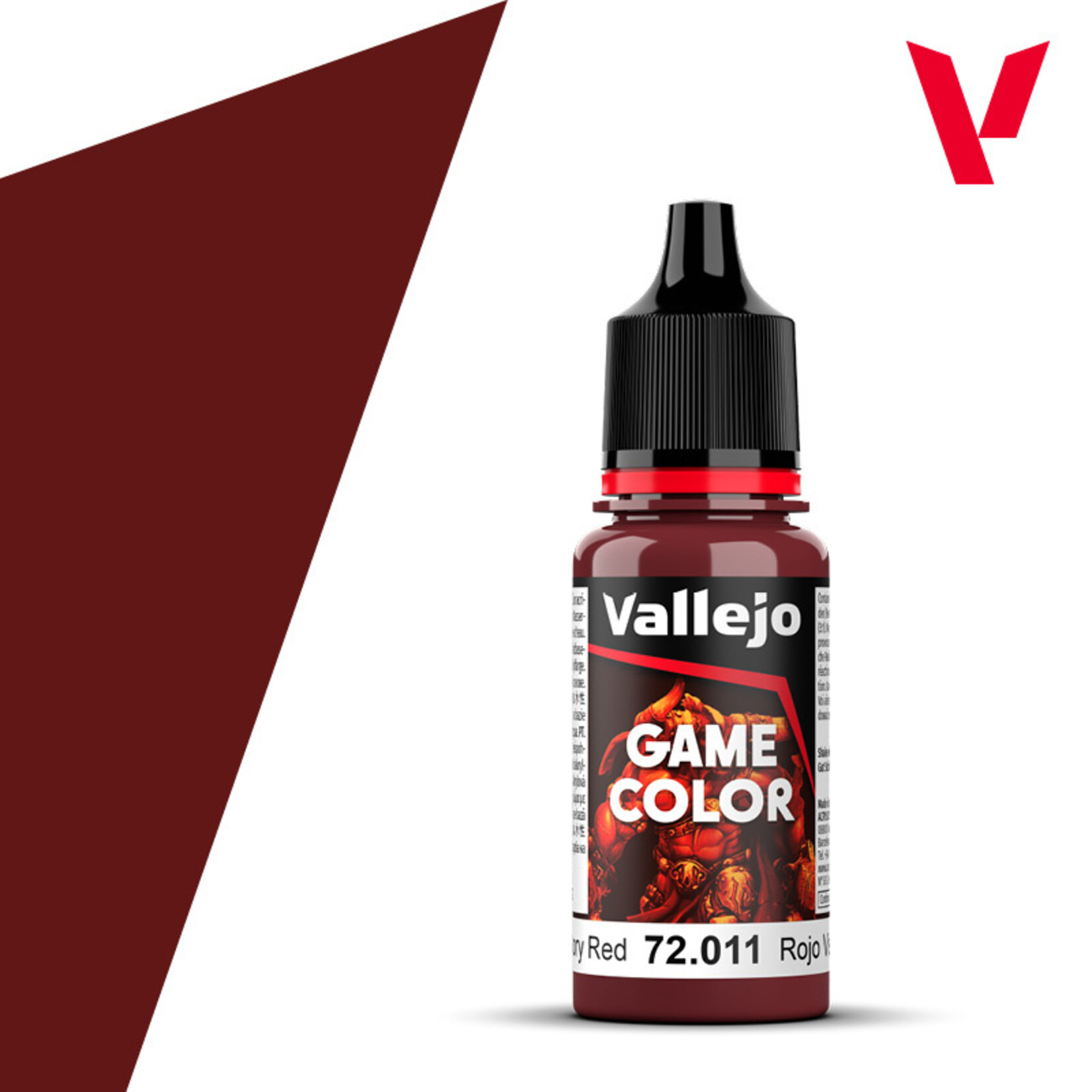 Vallejo Acrylic Paint Paint: Vallejo Game Color: Gory Red