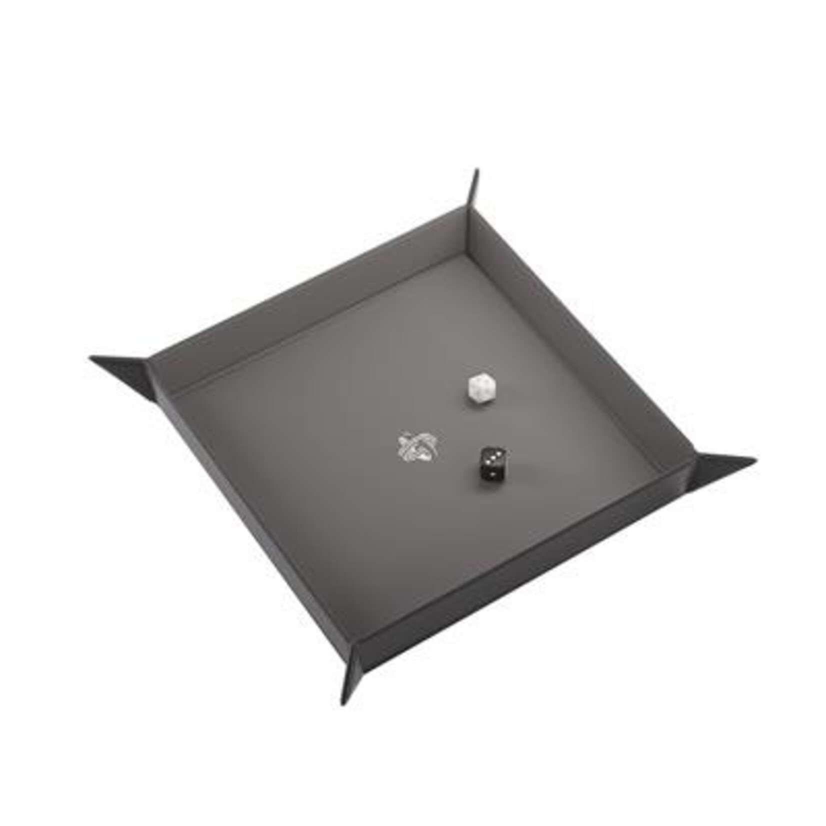 Gamegenic Gamegenic: Magnetic Dice Tray - Square Black/Gray