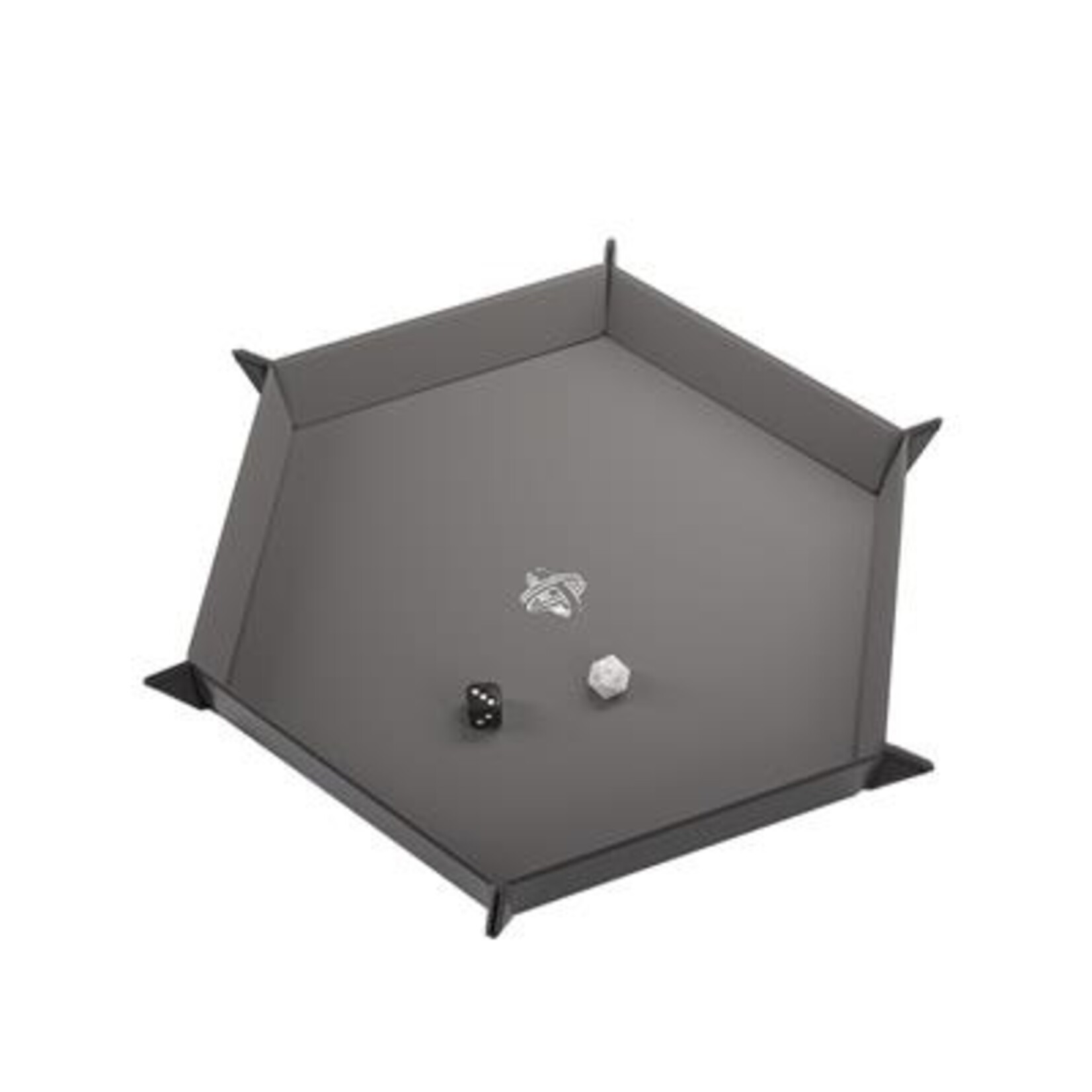 Gamegenic Gamegenic: Magnetic Dice Tray - Hexagonal Black/Gray
