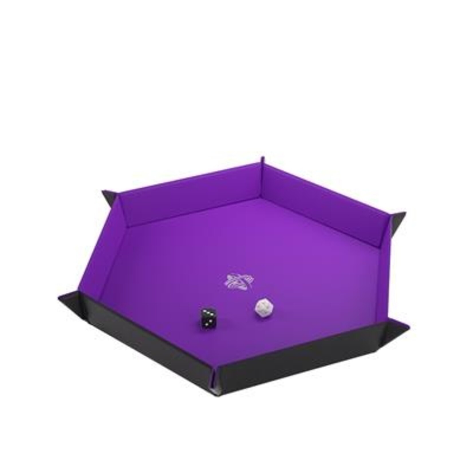 Gamegenic Gamegenic: Magnetic Dice Tray - Hexagonal Black/Purple