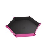 Gamegenic Gamegenic: Magnetic Dice Tray - Hexagonal Black/Pink
