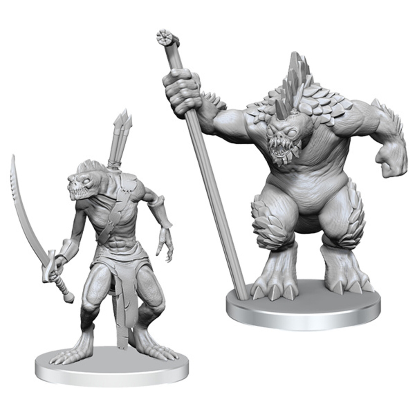 Wizkids Pathfinder Battles Deep Cuts Miniatures: W26- Xulgath Skirmisher & Stoneliege