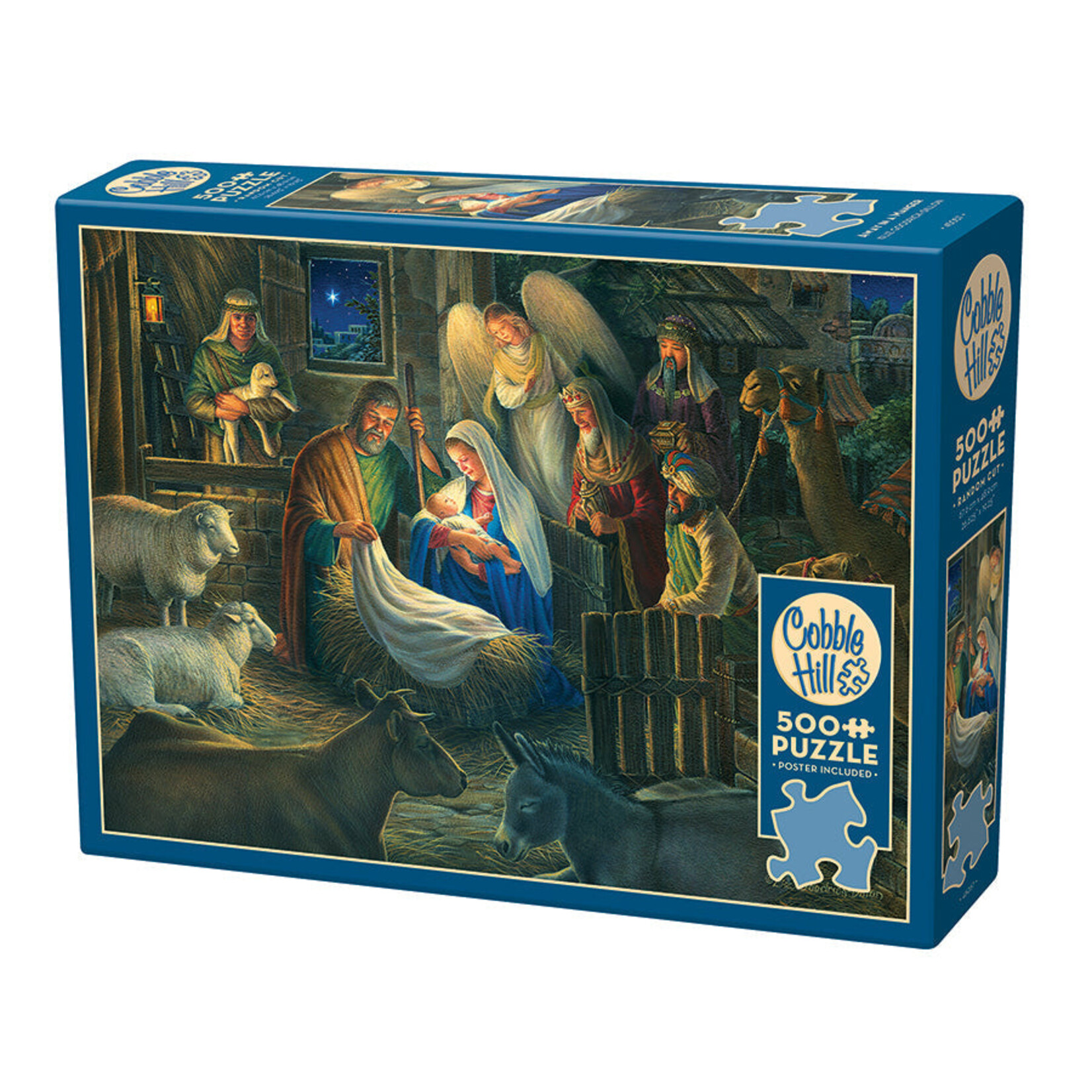 Cobble Hill Away in a Manger (Christmas Nativity Scene) (500pc)
